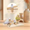Natural Wooden Bird Toys for Enrichment, Sturdy and Interactive view 2