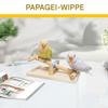 Natural Wooden Bird Toys for Enrichment, Sturdy and Interactive view 3