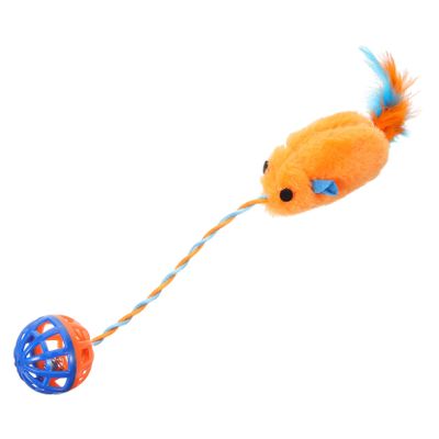 UPKOCH Interactive Toy Mouse with Bell for Indoor Kittens
