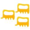 WRITWAA 3-Piece Portable Foot Massage Tools, Beeswax Back Massage Tool, Yellow view 1