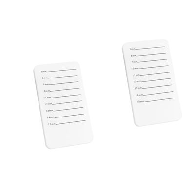 WRITWAA 2-Piece Acrylic Eyelash Display Board with Ruler