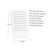 WRITWAA 2-Piece Acrylic Eyelash Display Board with Ruler view 2