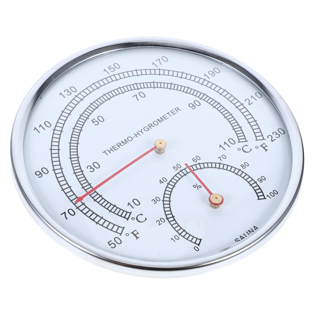 OSALADI Sauna Thermometer and Hygrometer with Large Display, High Accuracy for Sauna and Steam Rooms, Indoor Humidity Meter