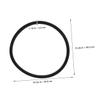 FRCOLOR Wheelchair Replacement Parts, PU Solid Tires, Airless, Durable view 2