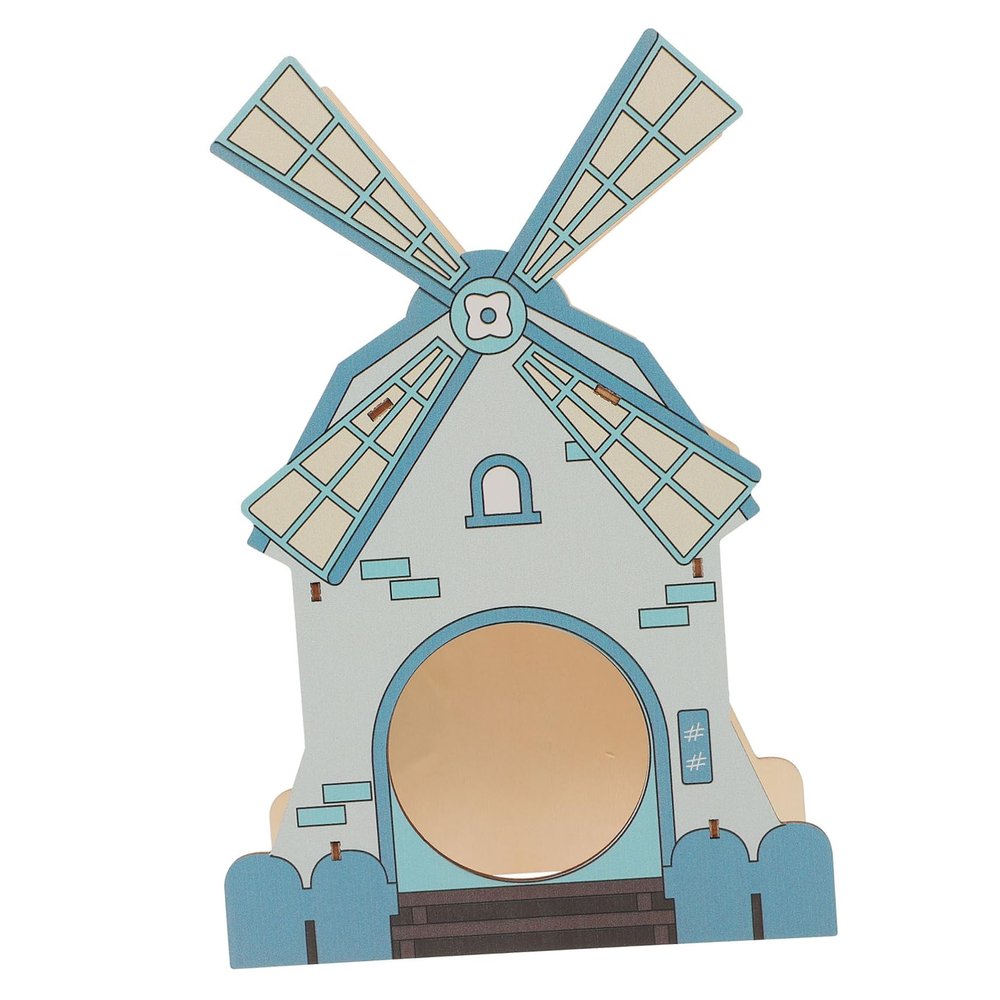 DECHOUS Wooden Hamster House