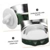 Hanging Stainless Steel and Plastic Dog Bowl, Stable and Secure view 3