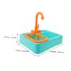 Toyvian 2-Piece Plastic Bird Bath with Automatic Water Circulation, Small Parakeet Bath with Faucet view 2