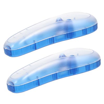CTIRCHIU 2-Pack Lightweight PC Razor Case, Compact Protective Travel Box for Manual Razors
