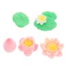 ibasenice Artificial Resin Water Lilies, 5-Piece Set view 1