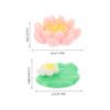 ibasenice Artificial Resin Water Lilies, 5-Piece Set view 2
