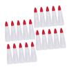 Happyyami 50-Piece Halloween Fake Plastic Fingernails, Easy to Put On, White view 1