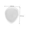 Transparent Silicone Makeup Sponges, 2 Pieces, Wet Application view 2