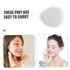 Transparent Silicone Makeup Sponges, 2 Pieces, Wet Application view 3