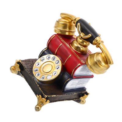 RORPOIR Vintage Resin Telephone Decor