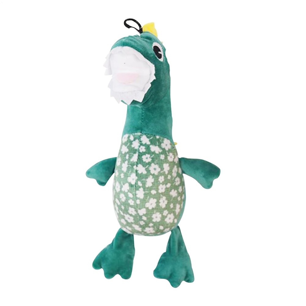 Durable Plush Dinosaur Dog Toy