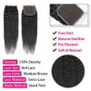 Human Hair Bundles with Closure, 8–30 Inches, Kinky Straight, 4×4 Lace Closure (28/28/28/28 with 22) view 2