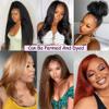 Human Hair Bundles with Closure, 8–30 Inches, Kinky Straight, 4×4 Lace Closure (28/28/28/28 with 22) view 4