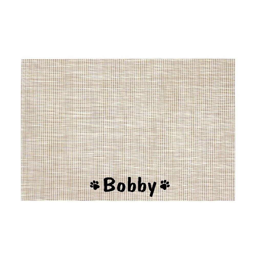 Pet Feeding Mat, Waterproof, Non-Slip, Personalized, Washable, Easy to Clean, Color C