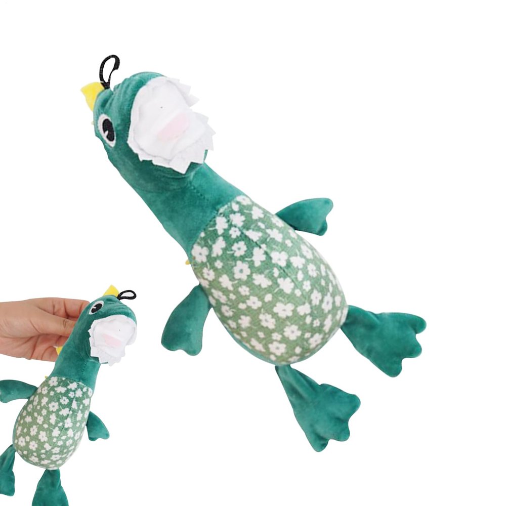 Mimoqk Dog Toys - Squeaky Dinosaur 3-Pack