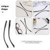 MUCKLILY Black TR90 Replacement Temple Arms for Eyeglasses view 3