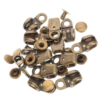 KOMBIUDA 20-Piece Metal Shoelace Buckles