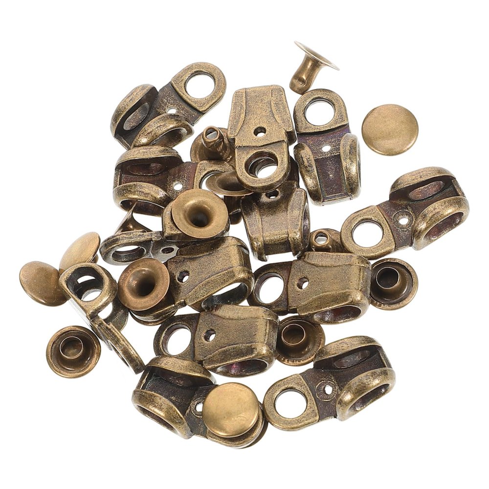 KOMBIUDA 20-Piece Metal Shoelace Buckles