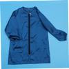 CALLARON Hairdressing Cape with Zipper, 2 Front Pockets, Blue view 4