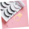 800 Silicone Eyelash Glue Rings, Yellow, for Eyelash Extensions view 3