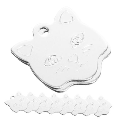 VANZACK 10-Pack Cat Head Dog Tags