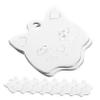 VANZACK 10-Pack Cat Head Dog Tags view 1
