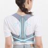 Back Posture Corrector Support Belt with Double Steel Plates, Kyphosis Belt, Unisex, Lightweight, Breathable, Easy to Clean, Gray, L view 2