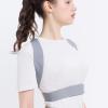 Back Posture Corrector Support Belt with Double Steel Plates, Kyphosis Belt, Unisex, Lightweight, Breathable, Easy to Clean, Gray, L view 3