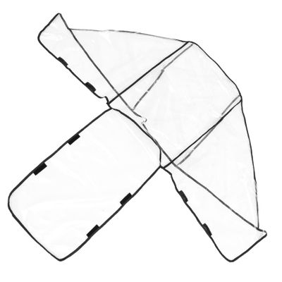 EVA Rain Cover for Tandem Strollers, Black
