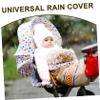 EVA Rain Cover for Tandem Strollers, Black view 4