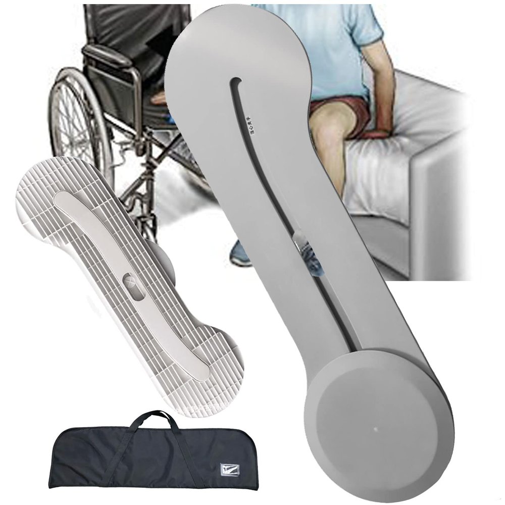 Wheelchair Transfer Board with Rotating Disc