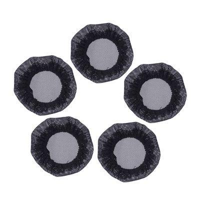 VINTORKY Ballet Hair Nets, 5-Pack, Black Mesh