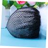 VINTORKY Ballet Hair Nets, 5-Pack, Black Mesh view 3