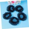 VINTORKY Ballet Hair Nets, 5-Pack, Black Mesh view 4