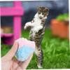 ibasenice 6-Piece Colorful Plush Balls for Cats, Lightweight Round Balls for Encouraging Activity view 3