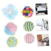 ibasenice 6-Piece Colorful Plush Balls for Cats, Lightweight Round Balls for Encouraging Activity view 4