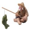 Generic Fish Tank Decor - Underwater Fisherman Statue view 1