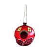 BESPORTBLE Pomegranate-Shaped Hanging Resin Birdhouse, Red, Decorative for Gardens and Doors view 1