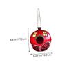 BESPORTBLE Pomegranate-Shaped Hanging Resin Birdhouse, Red, Decorative for Gardens and Doors view 2
