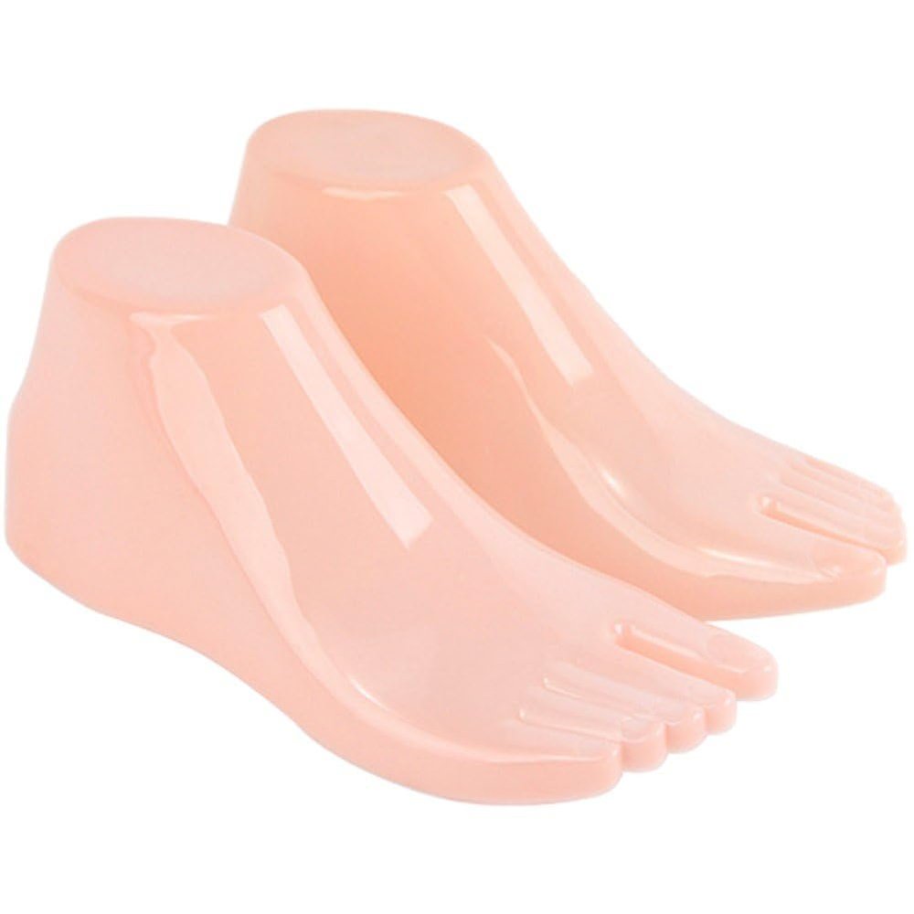 Ericetion 1 Pair Realistic Female Foot Models for Shoes, Socks, and Jewelry