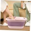 Foldable Foot Bath Bucket for Home and Travel, Pink view 4