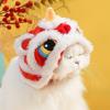 Cute Plush Dog Hat for Cats view 2