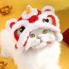 Cute Plush Dog Hat for Cats view 3
