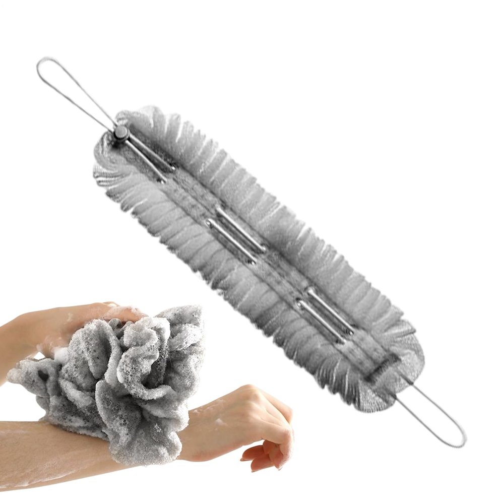 2-in-1 Bath Back Scrubber Sponge