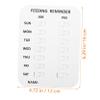 SEWOART Wall-Mounted Cat and Dog Feeding Planner with Reminder, 3 Options view 2