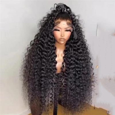 Loose Deep Wave Frontal Wig 13x6 Lace 13x4 Water Wave Glueless Curly Wig for Women, Human Hair